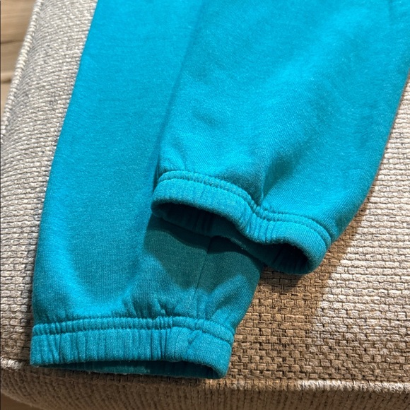 Aviator Nation Bolt Gradient Teal SET Cropped Pullover and Sweatpants Both Small - Picture 4 of 7